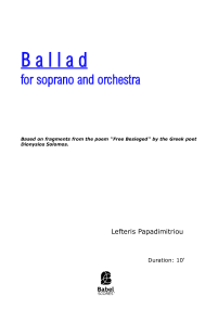Ballad, for orchestra image