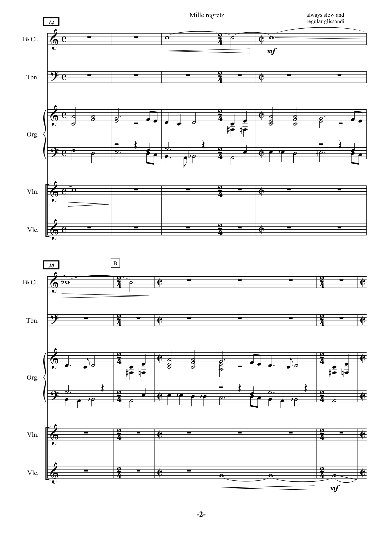 Mille Regretz - BabelScores | Chamber Ensemble (5 - 9 instruments)