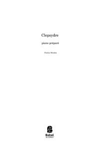 Clepsydre