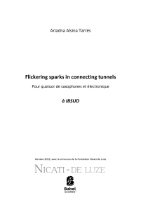 Flickering sparks in connecting tunnels image